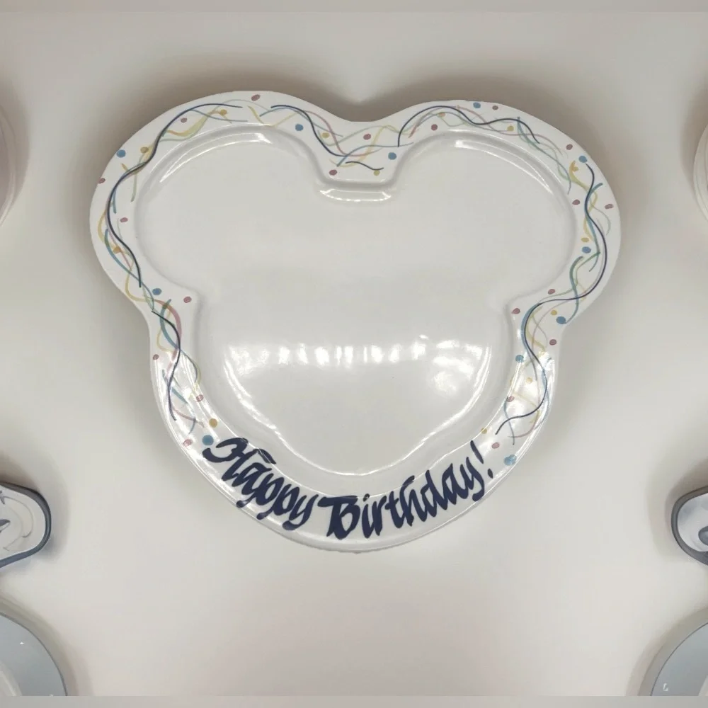Mickey Mouse Disney “ Happy Birthday” Plate